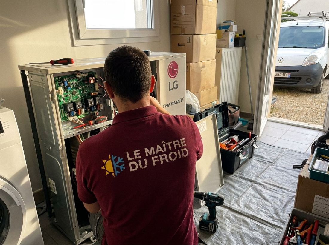 Le maître du froid Clim Paris — mise en service